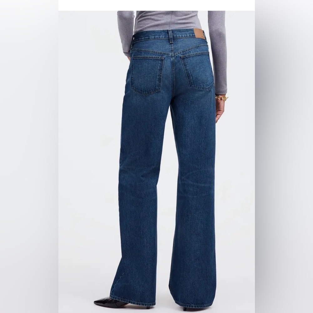 Like New Madewell Low Slung Baggie - Moffat Wash - Size 27 - Picture 3 of 10
